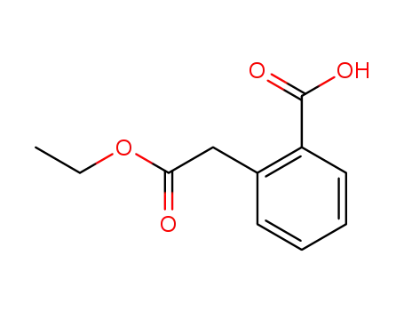 Molecular Structure of 22479-46-5 (Benzeneacetic acid,2-carboxy-, ethyl ester)