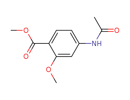 methyl 4-(acetylamino)-o-anisate