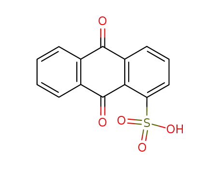 Molecular Structure of 82-49-5 (1-Anthraquinonesulfonic acid)