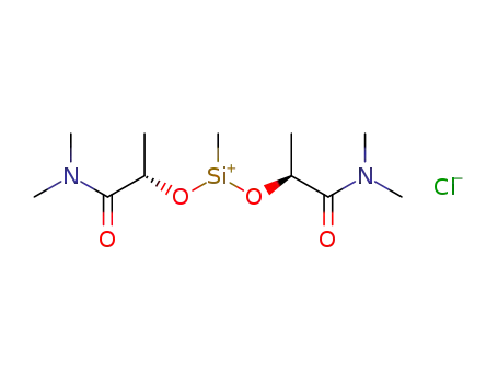 bis[1-(dimethylcarbamoyl)ethoxy]methylsilylium chloride