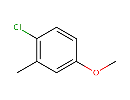 Molecular Structure of 13334-71-9 (4-Chloro-3-methylanisole)