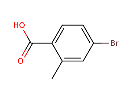 Molecular Structure of 68837-59-2 (4-Bromo-2-methylbenzoic acid)