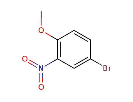 Molecular Structure of 33696-00-3 (4-Bromo-2-nitroanisole)