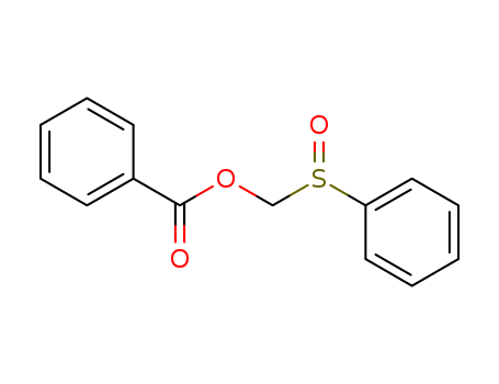 benzenesulfinylmethyl benzoate cas  41065-20-7