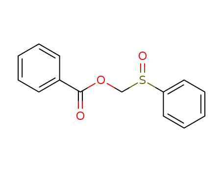 Molecular Structure of 41065-20-7 ((phenylsulfinyl)methyl benzoate)