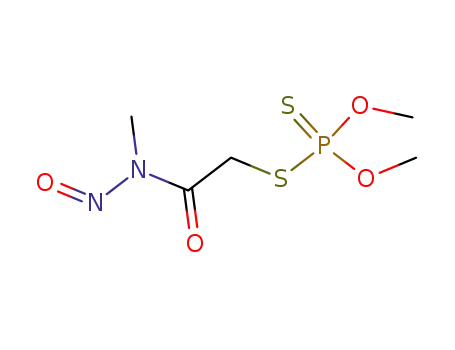 Molecular Structure of 63124-33-4 (O,O-dimethyl S-{2-[methyl(nitroso)amino]-2-oxoethyl} dithiophosphate)
