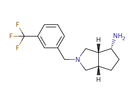 (3aRS,4RS,6aSR)-2-(3-(trifluoromethyl)benzyl)octahydrocyclopenta[c]pyrrol-4-amine