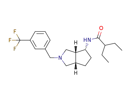 2-ethyl-N-{(3aRS,4RS,6aSR)-2-[3-(trifluoromethyl)benzyl]octahydrocyclopenta[c]pyrrol-4-yl}butanamide