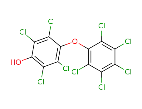 Molecular Structure of 21567-21-5 (4-hydroxynonachlorodiphenyl ether)