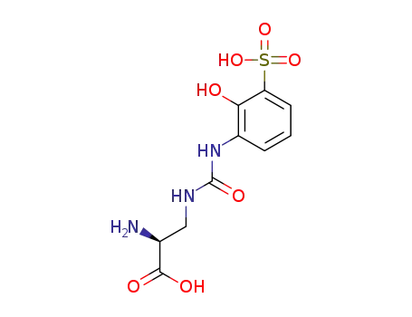 (2S)-2-amino-3-{[(2-hydroxy-3-sulfophenyl)carbamoyl] amino} propanoic acid