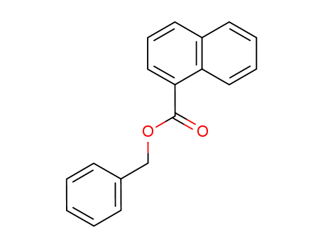 Molecular Structure of 53422-19-8 (1-Naphthalenecarboxylic acid, phenylmethyl ester)