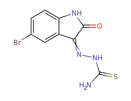 Hydrazinecarbothioamide,
2-(5-bromo-1,2-dihydro-2-oxo-3H-indol-3-ylidene)-