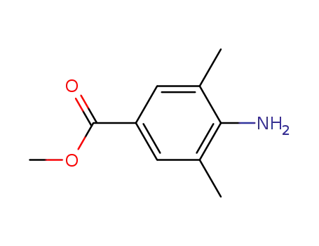 Molecular Structure of 3095-48-5 (4-AMINO-3,5-DIMETHYL-BENZOIC ACID METHYL ESTER)