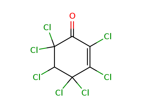 2,3,4,4,5,6,6-heptachloro-cyclohex-2-enone
