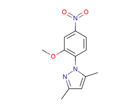 1-(2-methoxy-4-nitrophenyl)-3,5-dimethyl-1H-pyrazole