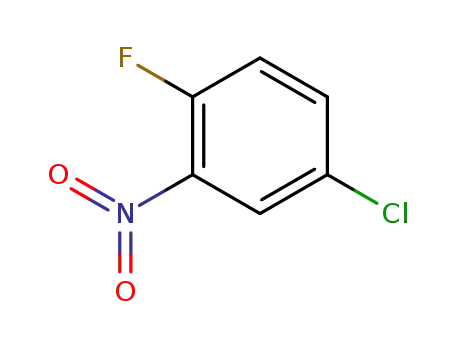 Molecular Structure of 345-18-6 (5-Chloro-2-fluoronitrobenzene)