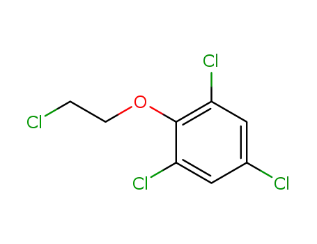 Molecular Structure of 13001-29-1 (2-(2,4,6-TRICHLORO PHENOXY)CHLOROETHANE)