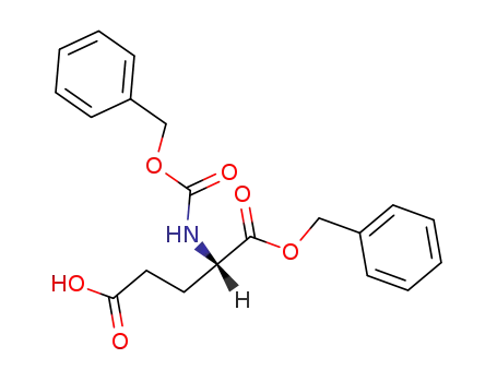 Molecular Structure of 3705-42-8 (L-Glutamic acid,N-[(phenylmethoxy)carbonyl]-, 1-(phenylmethyl) ester)