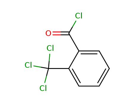Molecular Structure of 76716-56-8 ((trichloromethyl)benzoyl chloride)