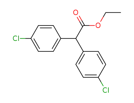 Molecular Structure of 30738-51-3 (ethyl bis(4-chlorophenyl)acetate)
