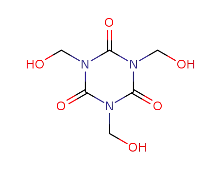 Molecular Structure of 10471-40-6 (1,3,5-Triazine-2,4,6(1H,3H,5H)-trione, 1,3,5-tris(hydroxymethyl)-)
