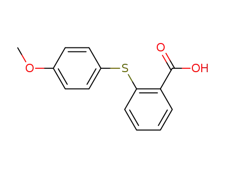 2-<(4-methoxyphenyl)thio>benzoic acid