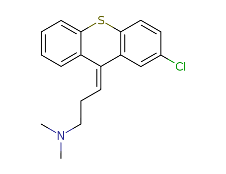1-Propanamine, 3-(2-chloro-9H-thioxanthen-9-ylidene)-N,N-dimethyl-,
(E)-