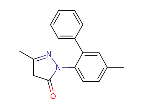 3-methyl-1-(5-methyl-[1,1'-biphenyl]-2-yl)-1H-pyrazol-5(4H)-one