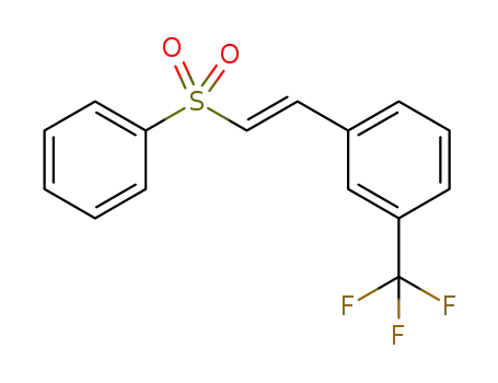 (E)-1-(2-((phenyl)sulfonyl)vinyl)-3-trifluoromethylbenzene