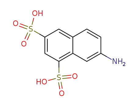 Molecular Structure of 86-65-7 (7-Amino-1,3-naphthalenedisulfonic acid)