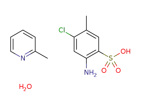 2-picolinium 2-amino-4-chloro-5-methylbenzenesulfonate monohydrate