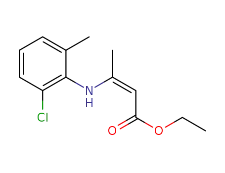 (Z)-ethyl 3-(2-chloro-6-methylphenylamino)but-2-enoate