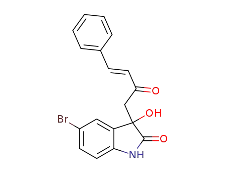 (E)-5-bromo-3-hydroxy-3-(2-oxo-4-phenylbut-3-en-1-yl)indolin-2-one