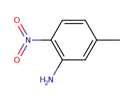 Molecular Structure of 578-46-1 (5-METHYL-2-NITROANILINE)