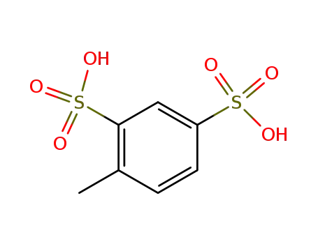 Molecular Structure of 121-04-0 (toluene-2,4-disulphonic acid)