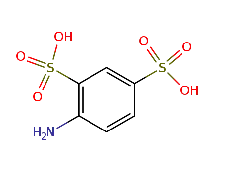 Molecular Structure of 137-51-9 (4-Amino-1,3-benzenedisulfonic acid)