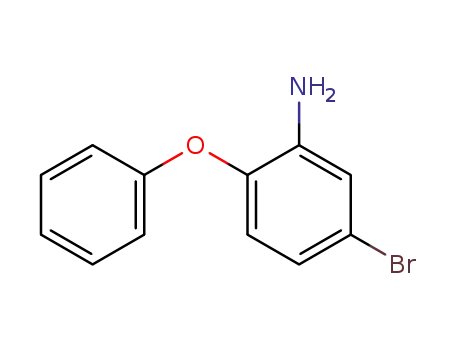 Molecular Structure of 56966-45-1 (Benzenamine, 5-bromo-2-phenoxy-)