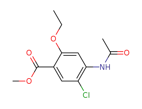 4-Acetamino-5-chloro-2-ethoxy methyl benzoate
