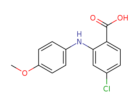 Benzoic acid,4-chloro-2-[(4-methoxyphenyl)amino]-