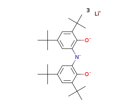 bis(3,5-di-tert-butyl-2-phenol)amine trilithium salt
