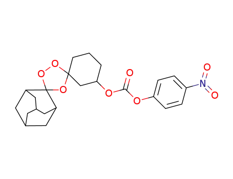 dispiro[adamantane-2,2'-[1,3,5]trioxolane-4',1"-cyclohexane]-3"-yl 4-nitrophenylcarbonate