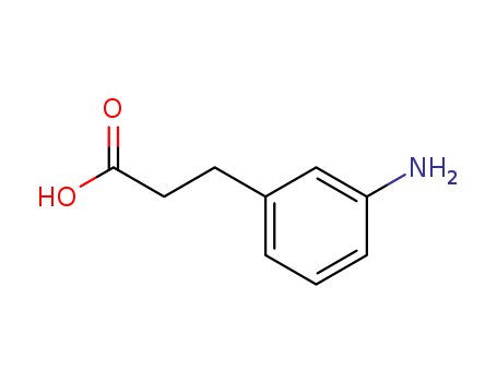 1664-54-6,3-(3-AMINOPHENYL)PROPIONIC ACID,Hydrocinnamicacid, m-amino- (7CI,8CI);3-(2-Carboxyethyl)aniline;3-Aminobenzenepropanoic acid;3-Aminohydrocinnamic acid;b-(3-Aminophenyl)propionic acid;