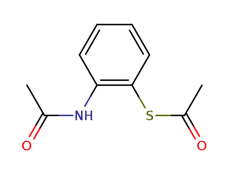 Molecular Structure of 1204-55-3 (S-[2-(acetylamino)phenyl] ethanethioate)