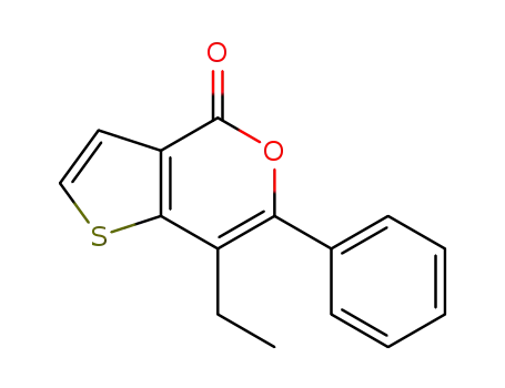 7-ethyl-6-phenyl-4H-thieno[3,2-c]pyran-4-one