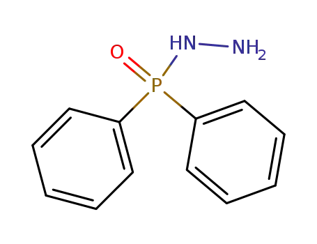 Molecular Structure of 6779-66-4 (P,P-diphenylphosphinic hydrazide)