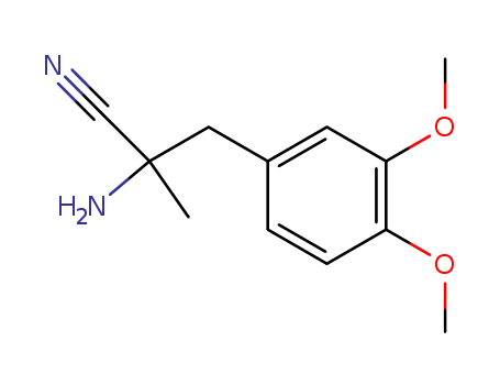 Benzenepropanenitrile, a-amino-3,4-dimethoxy-a-methyl-