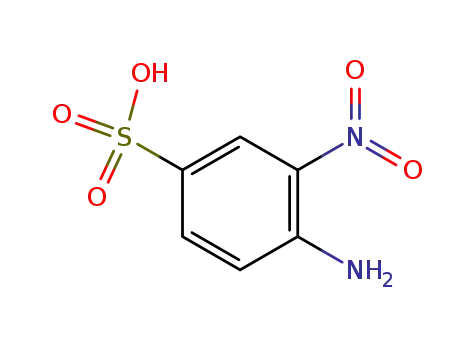 Molecular Structure of 616-84-2 (2-Nitroaniline-4-sulfonic acid)