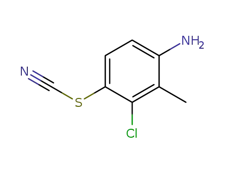 4-amino-2-chloro-3-methylphenyl thiocyanate