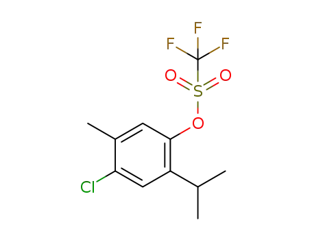 4-chloro-2-isopropyl-5-methylphenyl trifluoromethanesulfonate