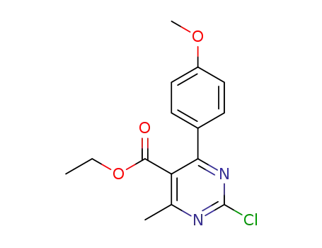Ethyl 2-chloro-4-(4-methoxyphenyl)-6-methylpyrimidine-5-carboxylate